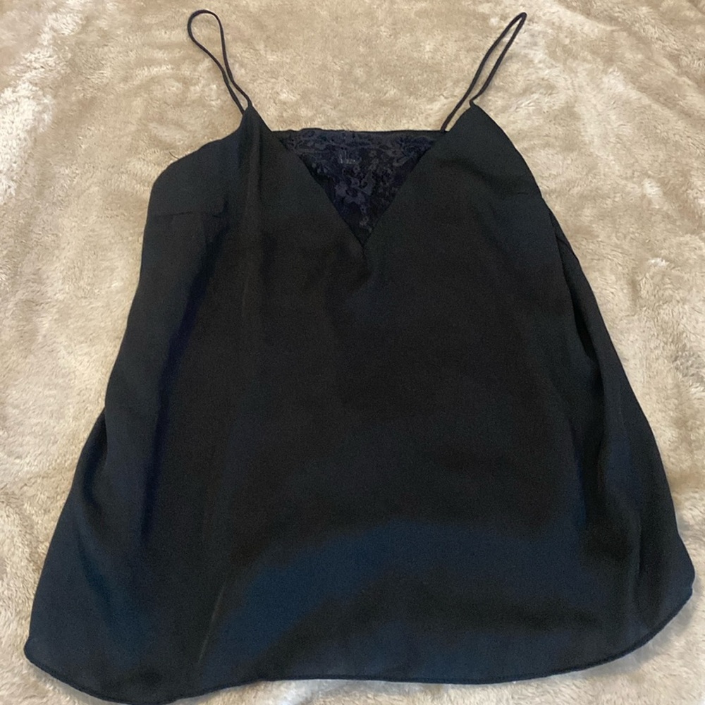 Forever 21 Black Silk Top